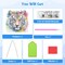 Tiger Diamond Painting Pendant Ornament for Adults Double Sided, Colorful Animal Diamond Art Hanging Pendant, DIY Special Crystal Diamond Gem Painting Board Kit for Window Home Decor